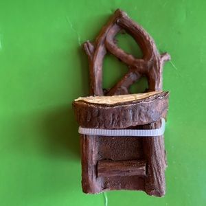 Mini Garden chair furniture for dolls garden 2” new